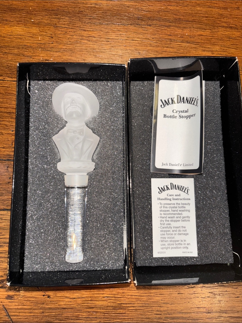 Jack Daniels Crystal Bottle Stopper Limited